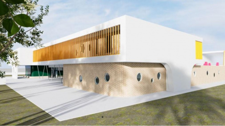 Recreación del proyecto del nuevo CEIP Cañada Fenollar