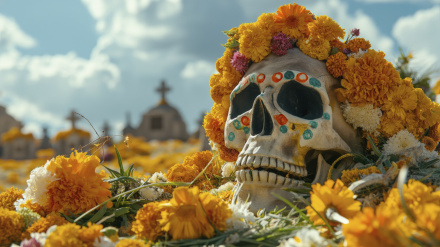 Celebración del Día de Muertos.