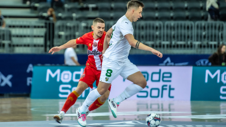 Mellado en el primer choque en competición europea de este curso