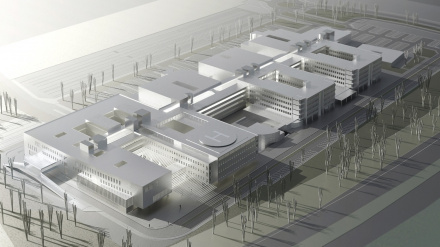 (Foto de ARCHIVO)Recreación del proyecto del Hospital Materno Infantil de Huelva.REMITIDA / HANDOUT por JUNTA DE ANDALUCÍAFotografía remitida a medios de comunicación exclusivamente para ilustrar la noticia a la que hace referencia la imagen, y citando la procedencia de la imagen en la firma29/7/2025