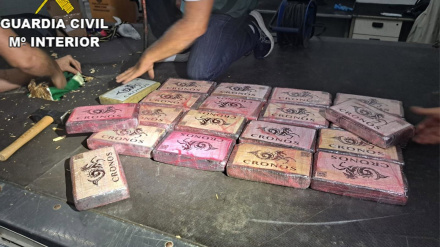 Cocina incautada en el doble fondo