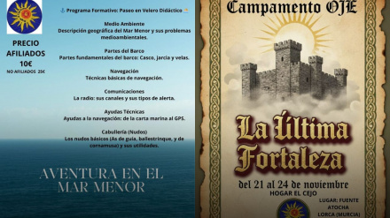 Actividades organizas por OJE Lorca