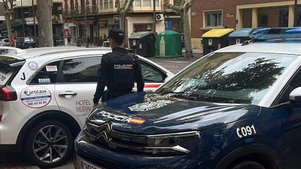 Un agente de la Policía Nacional en Zamora