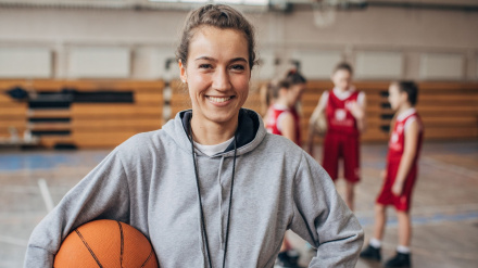 Entrenadora de baloncesto