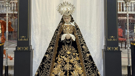 Soledad de San Jerónimo en su altar de cultos