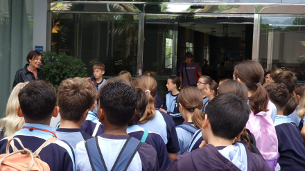 Escolares en el hotel Riu Playa