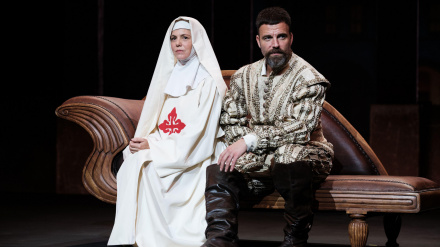 Representación de "Don Juan Tenorio" en el teatro Fernán Gómez de Madrid