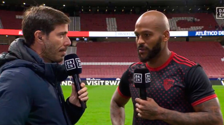 Marcao, defensa del Sevilla, sobre la polémica del partido ante el Atlético