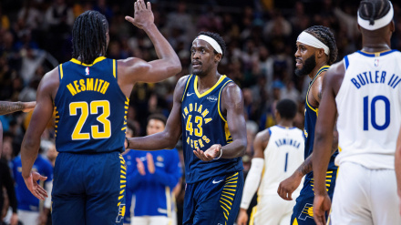 Los Pacers consiguieron la primera victoria de la temporada.