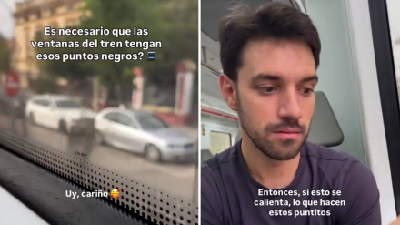 La función de los puntos negros de las ventanas de los trenes es importante