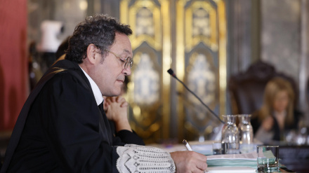 El fiscal general del Estado, Álvaro García Ortiz, en el inicio de su juicio