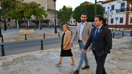 Imagen de la visita a la Casa de La Paca hace unos días