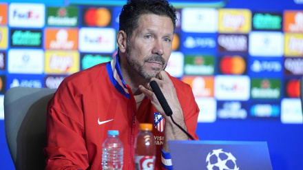Diego Pablo Simeone, en rueda de prensa