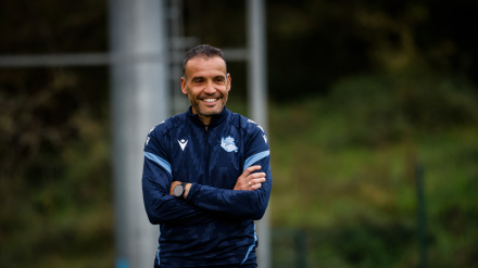 Sergio Francisco sonriente en Zubieta