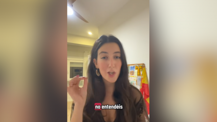 Claudia, en el vídeo