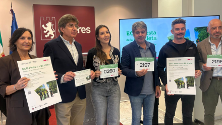 Presentación Eco Fiesta de la bicicleta de Cáceres