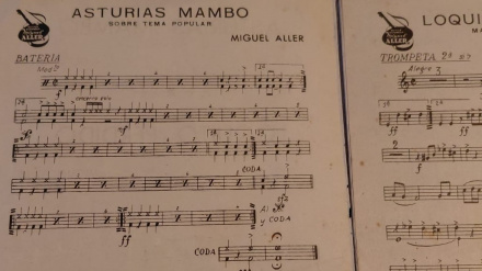 Partitura de 'Asturias mambo'