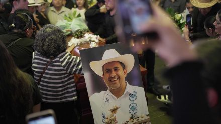 Funeral del alcalde de Uruapan (México) Carlos Manzo asesinado Día de Muertos