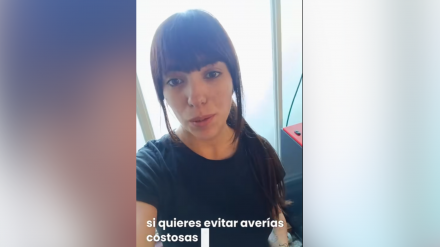 Itziar, mecánica, en el vídeo