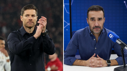 Xabi Alonso y Juanma Castaño