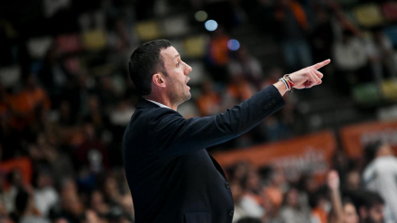 Marco Justo en un partido