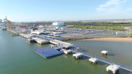 Muelle Sur del Puerto de Huelva