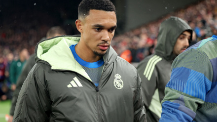 Trent Alexander Arnold fue suplente en Anfield y solo saltó al campo en el minuto 81.