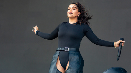 Rosalía, en un concierto en Texas