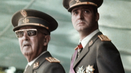 Juan Carlos I y Franco
