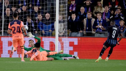 El Brujas marca el 2-1 ante el Barcelona