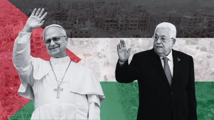 El Papa y Mahmoud Abbás