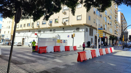 El corte de tráfico de Eugenio Gross por la obra del metro de Málaga se hará efectivo el 12 de noviembre