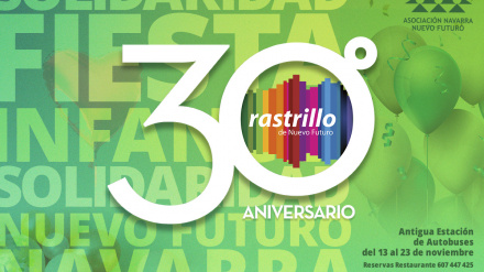 Nuevo Futuro celebra 30 años de solidaridad con su icónico Rastrillo en Pamplona: "Que sientan que están vivos, que están activos y que son parte también de la sociedad"