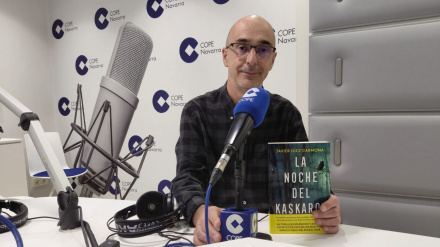 Javier Díez con su nueva novela