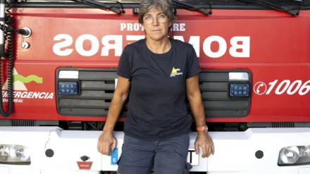 María Luisa Cabañero, primera bombera jubilada en España