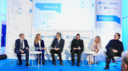 Una de las ponencias celebradas en el Seminario Iglesia-Empresarios