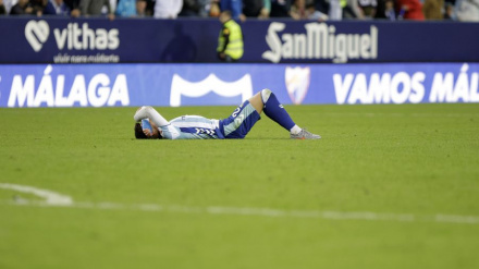 El Málaga perdió dos puntos en el descuento