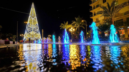 Plaza de San Juan de Diós (Cádiz) en Navidad