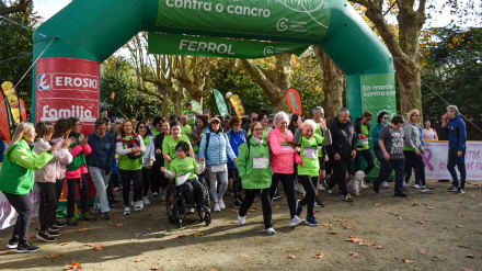 Un momento de la salida de la prueba en la zona del Cantón