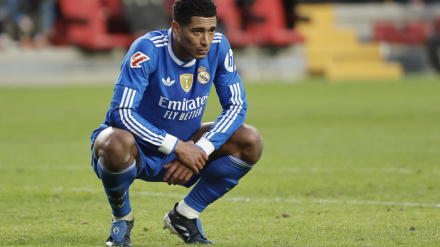 Jude Bellingham, durante el Rayo-Real Madrid