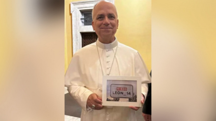 Papa León XIV con la señal de la N-630