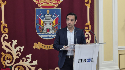 José Manuel Rey Varela durante la rueda de prensa de este lunes en el Consistorio