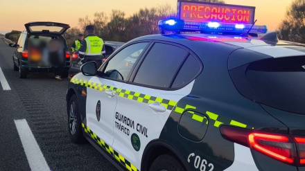 Control de la Guardia Civil de Tráfico de Zamora