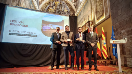 Manuel Blasco, Jesús Gericó, Isaac Claver y Jorge Azcón