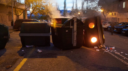 Incidentes ocasionados por el acto que había convocado Vito Quiles en la Universidad de Navarra, a 30 de octubre de 2025, en Pamplona