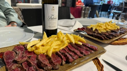 Propuesta de uno de los restaurantes participantes en las Jornadas de Las Carnes de Viña pedrosa