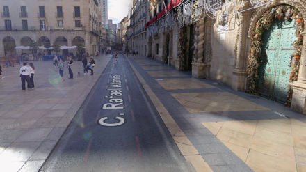 Calle Rafael Altamira de Alicante