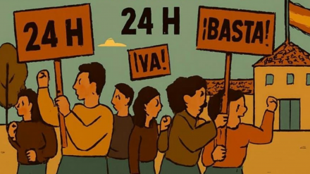 Protesta en Montehermoso para pedir la apertura 24 horas de su cuartel