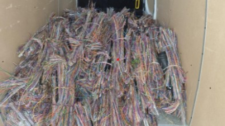 cable de cobre recuperado