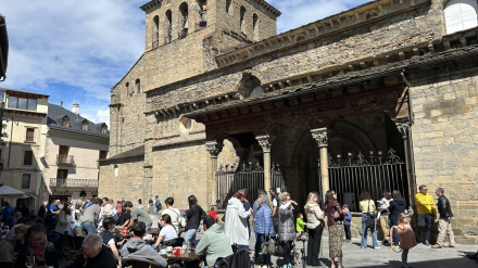 Terrazas en la plaza de la Catedral